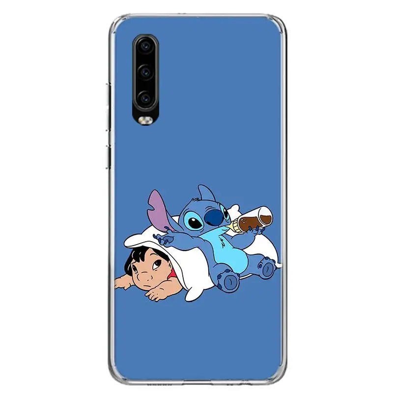 Stitchs Синий чехол для телефона huawei P30 P20 mate 30 20 10 Pro P10 Lite P Smart Z+ Coque Shell Capa