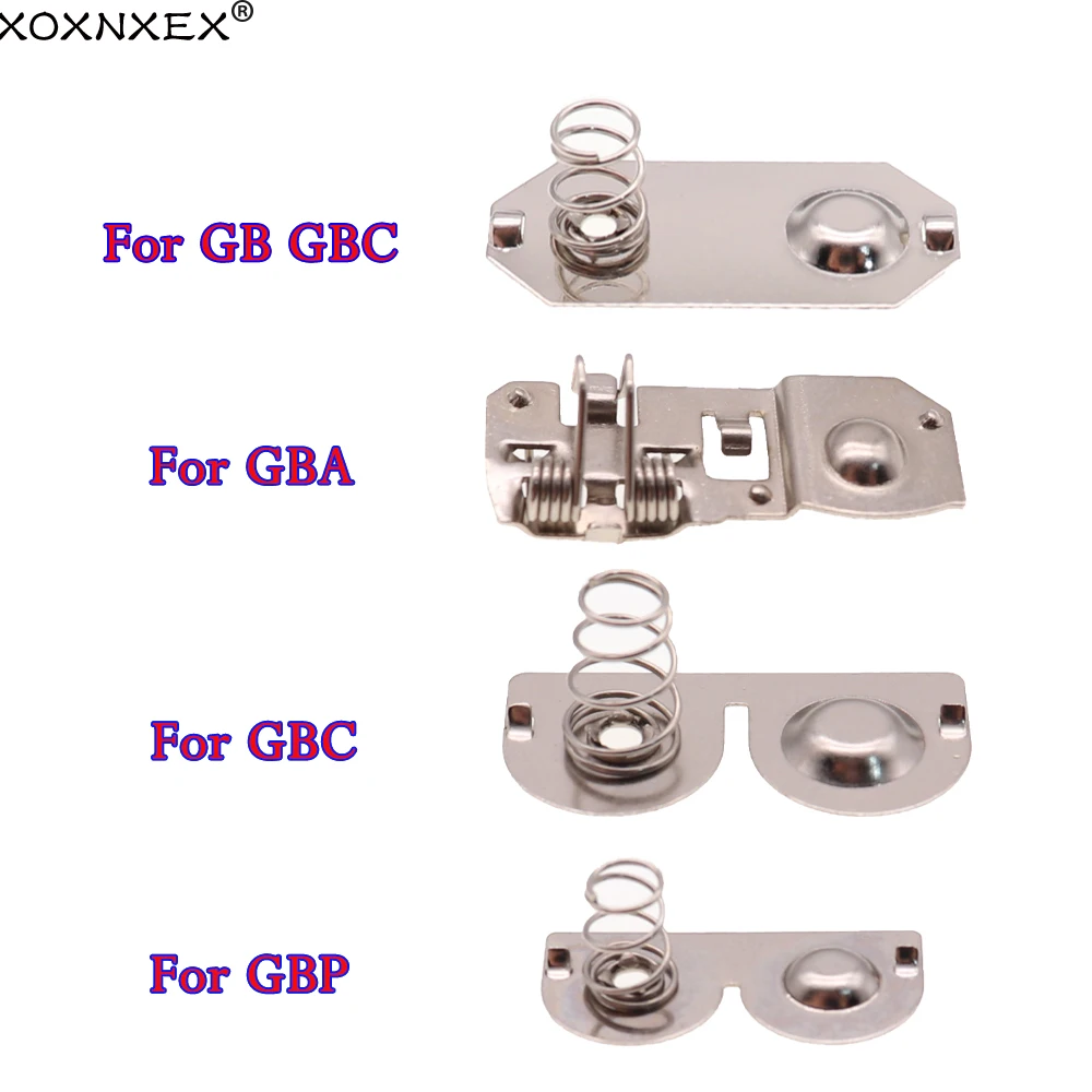 100Pcs Terminali Batteria Contatti A Molla Sostituzione Molla Batteria Per Gba Per Gbc Per Gb Per Console Di Gioco Tb