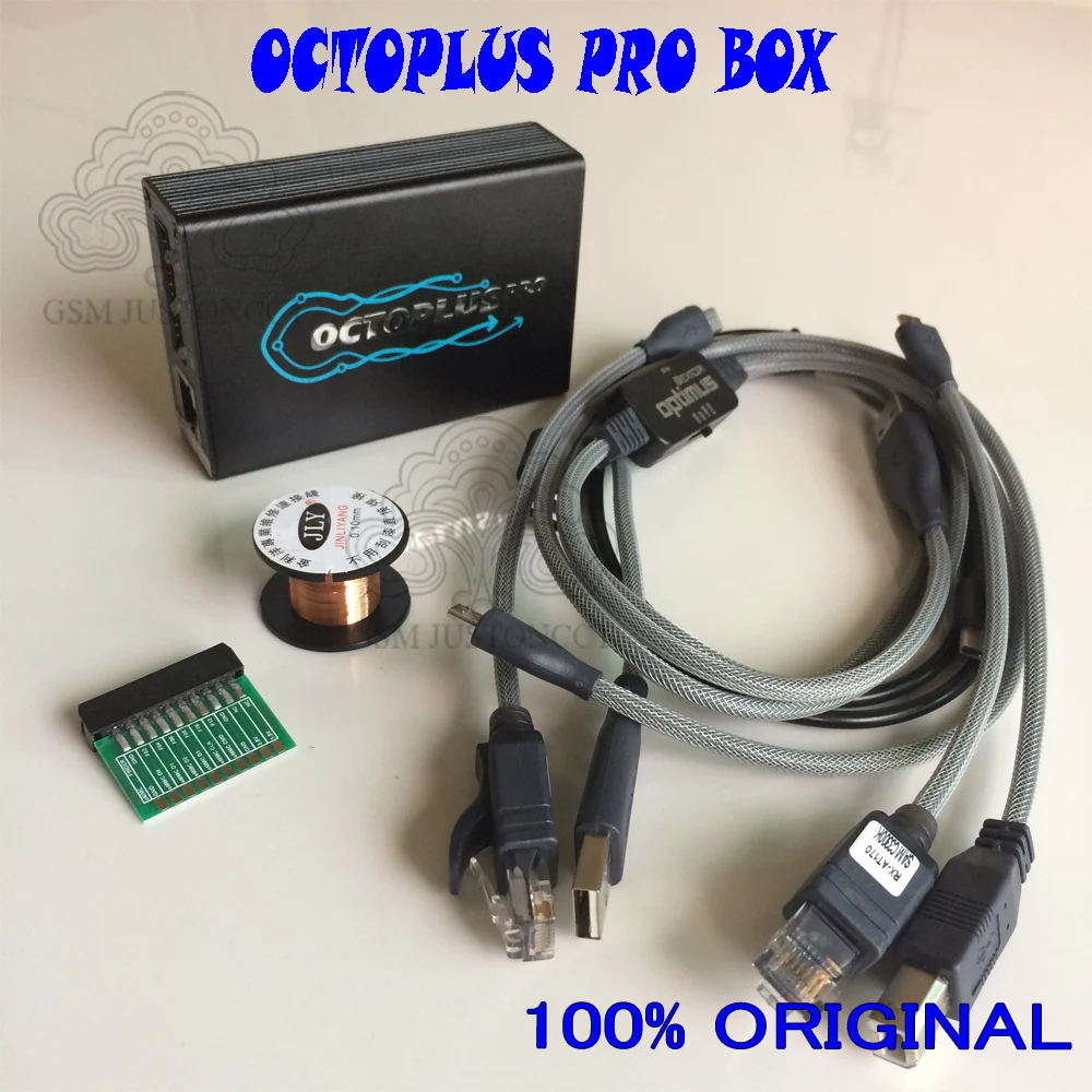Коробка Octoplus pro с 7 кабелями для Samsung и LG + Medua JTAG адаптеры активации мобильных