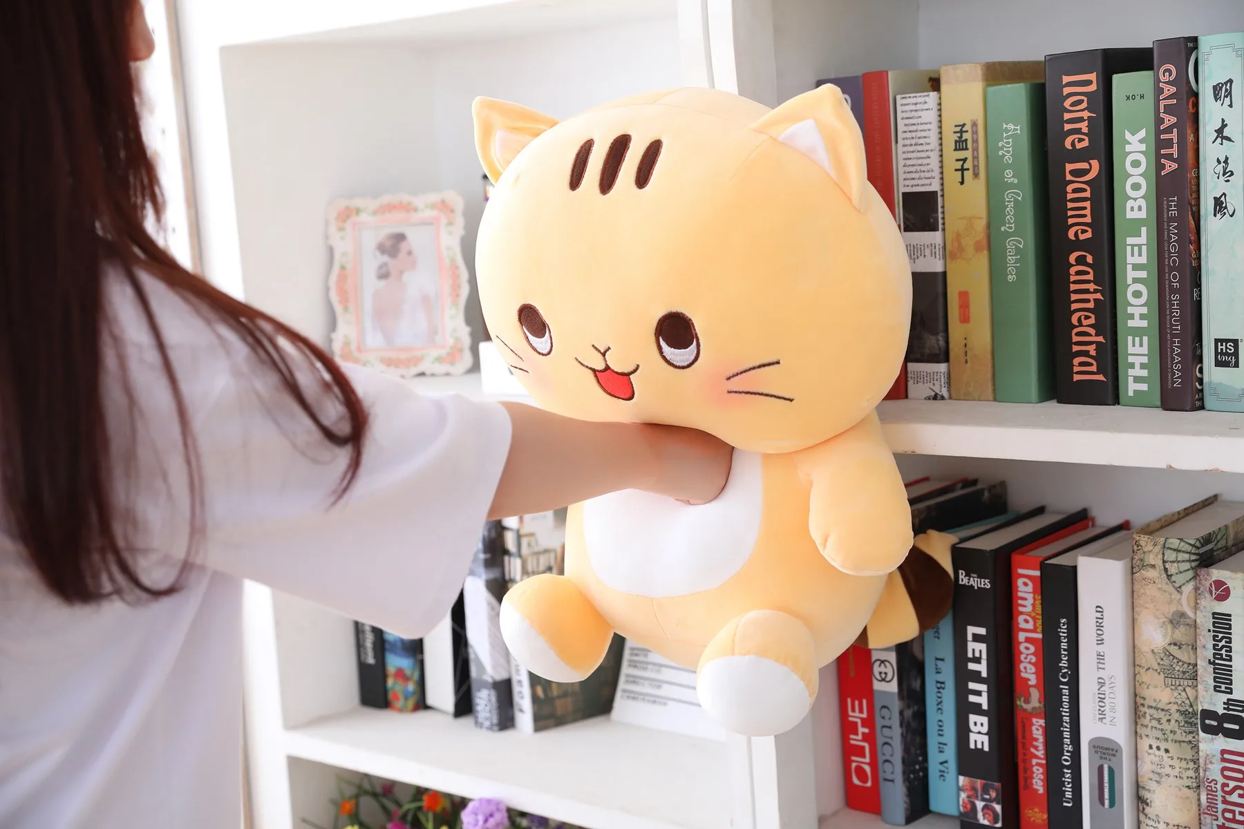 25-60 см вниз хлопок Котенок Маленький Кот кукла плюшевая игрушка Мягкое Животное Мягкая Кукла Kawaii Декор ребенок девочка Kawaii Рождество милый подарок
