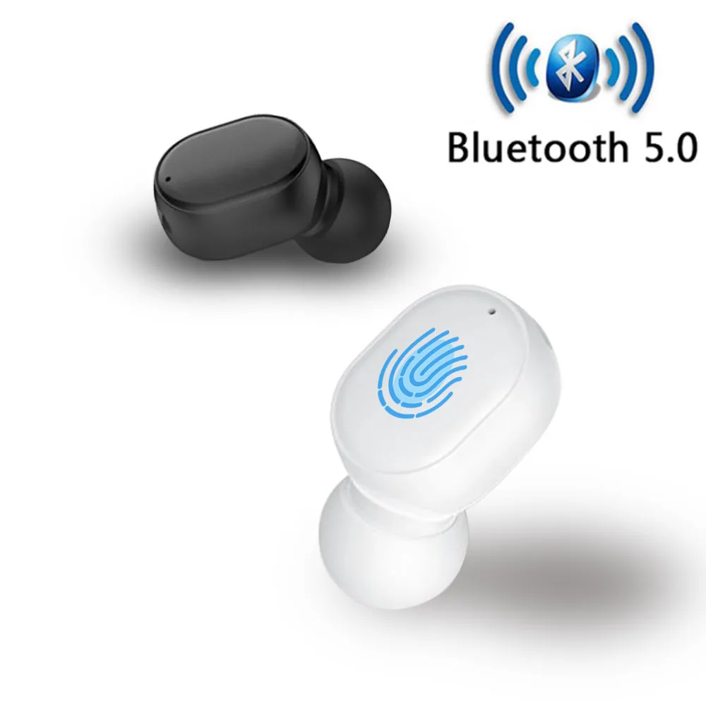 Миниатюрные наушники-вкладыши Bluetooth 5 0 гарнитура с сенсорным управлением и