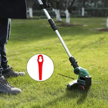 

60pcs Plastic Trimmer Blades Pendants For Bosch ART26LI ART26 Accutrim EasyTrim Accu Grass Trimmer Garden Timmer