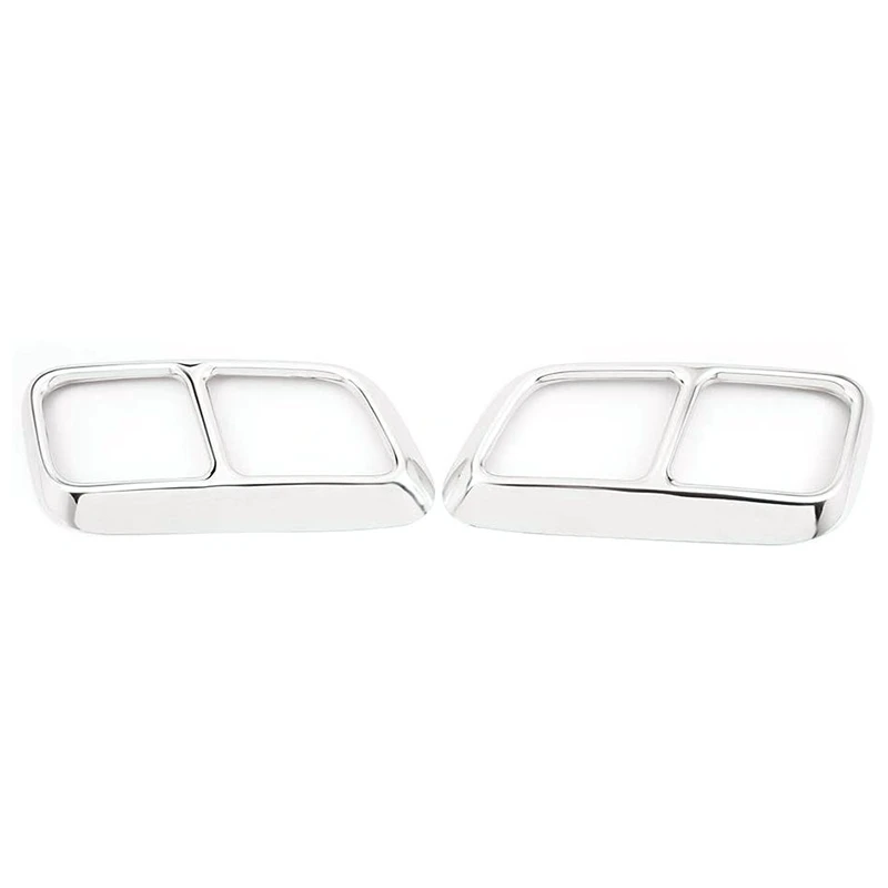 

2 Pcs Exhaust Pipe Cover Trim for Range Rover Sport 2018 2019 Car Accessories