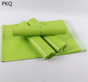 

100pcs/lot Newest Courier Bags Green Self-Seal Adhesive Storage Bag Plastic Poly Envelope Mailer Postal Mailing Bags