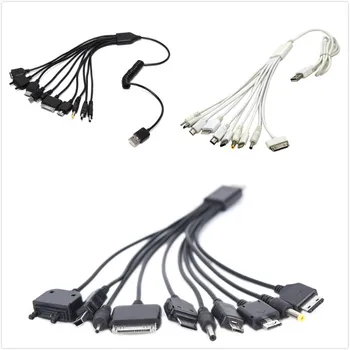

1pcs 10 in 1 Multifunction USB Cable Charger USB Adapter Data Wire For Phone Laptop PC Cables Data Transfer Cable Universal