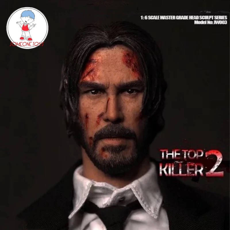 Details about   1:6 Keanu Reeves Killer Blood Head Sculpt Fit 12" Male HT Action Figure Body Toy 