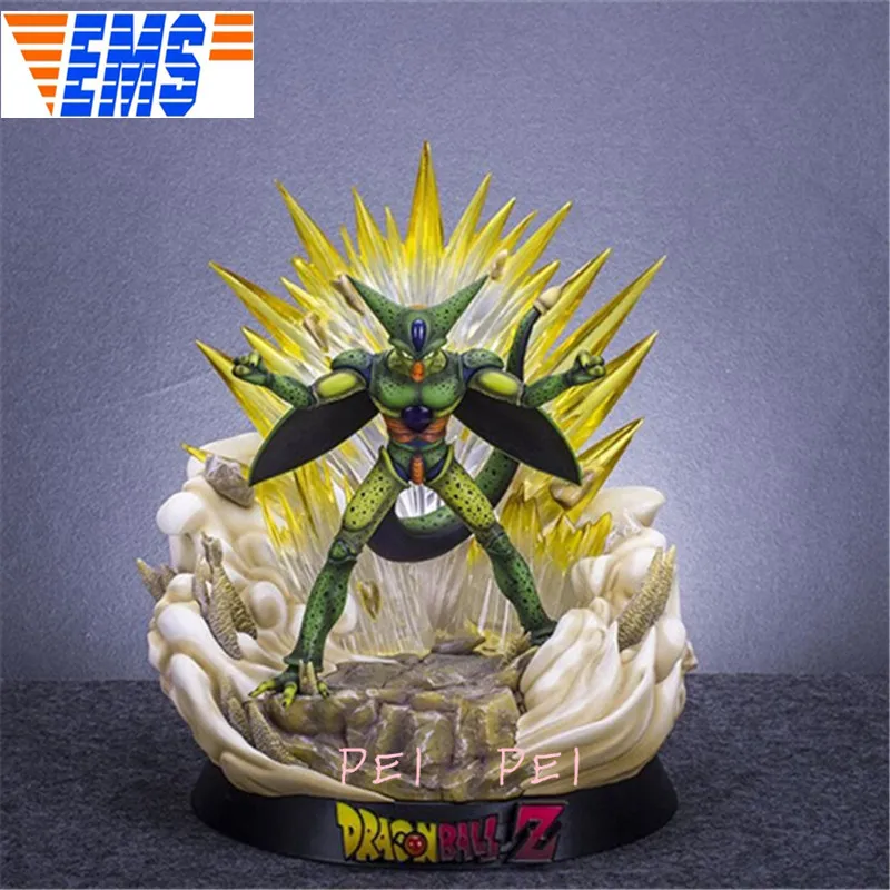

Anime Statue Dragon Ball Android Cell First form Full-Length Portrait Art Craft gk Resin Action Figure Toy box p1658