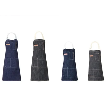 

Barber Kitchen Cooking Cotton Apron for Women and Man Restaurant Work Apron Pinafores Tablier Unisex Adult Apron