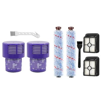 

2 Pcs Filter Replacements Kit Vacuum Cleaner,Replacement Hepa Filter & 1 Set Brush Roll 1868 and Vacuum Filter