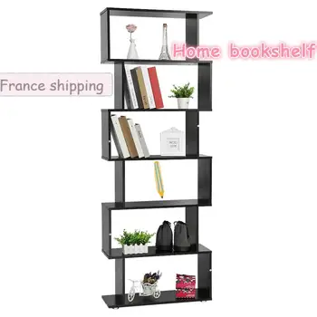 

70x24x190.5cm Bookshelf 6-story Corner Bookshelf Portable Home Storage Book Rack Display Cabinet Book Shelves HWC