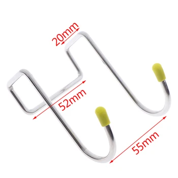 

Stainless Steel Double S Shape Storage Hook For Bathroom Kitchen Wall And Door Organizer Acc