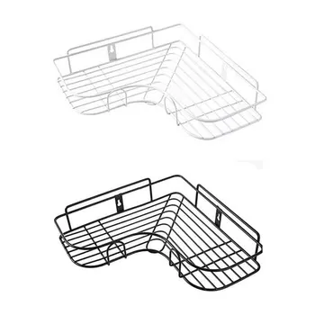 

Creative Punch-Free Corner Storage Shelf Bathroom Shower Shelf Storage Organizer Kitchen Tripod Rack