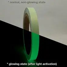 Светящаяся лента 1 см самоклеящаяся лента ночного видения светящаяся Предупреждение ющая защитная лента для украшения дома 1 м/3 м/10 м