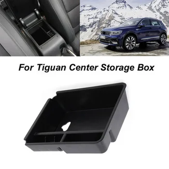 

Organizer Storage Box Tray With Pad Interior Armrest Auto For Tiguan 2018-2019