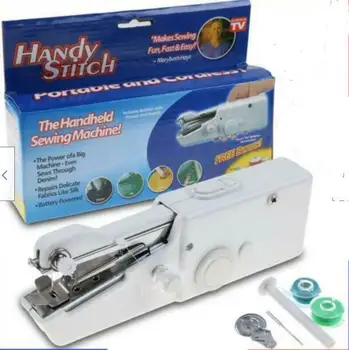 

Portable Household Mini Hand Sewing Machine Quick Stitch Sew Needlework
