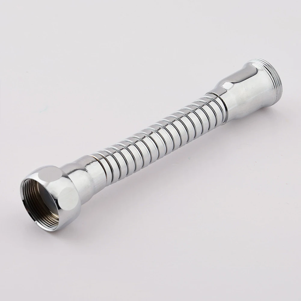 Кухонная водосберегающая универсальная ванная комната с защитой от брызг длинная 360 градусов Регулировка из нержавеющей стали Удлинитель для смесителя