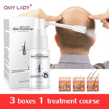 

OMY LADY Hair Growth liquid Spray Hair care Essential Oil Improve prevent hair loss Enhance Hair root serum hair essence 1pcs