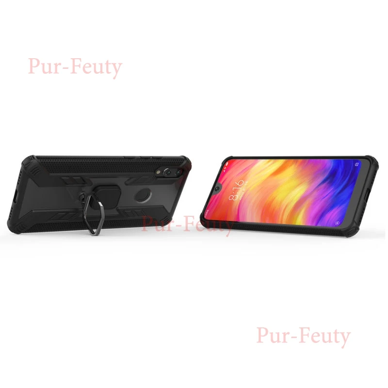 Чехол для Xiaomi Redmi Note 7 M1901F7H силиконовый защитный бампер ударопрочный металлический чехол для Redmi Note 7 Pro M1901F7BE