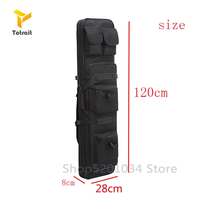 Ceny 85 100 120cm wysokiej gęstości Nylon torba myśliwska karabin torba Case dla snajpera kabura Airsoft fotografowania na zewnątrz przenośne torby wędkarskie