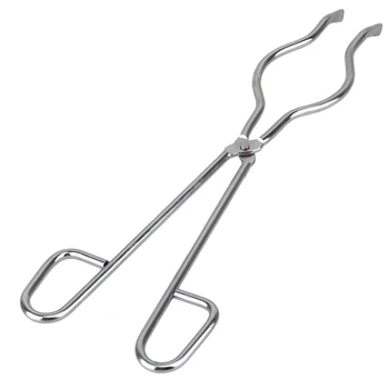 

Stainless Steel 35cm Length Crucible Tongs Dish Holder Jewelry Pliers for Jewelry Making Tools