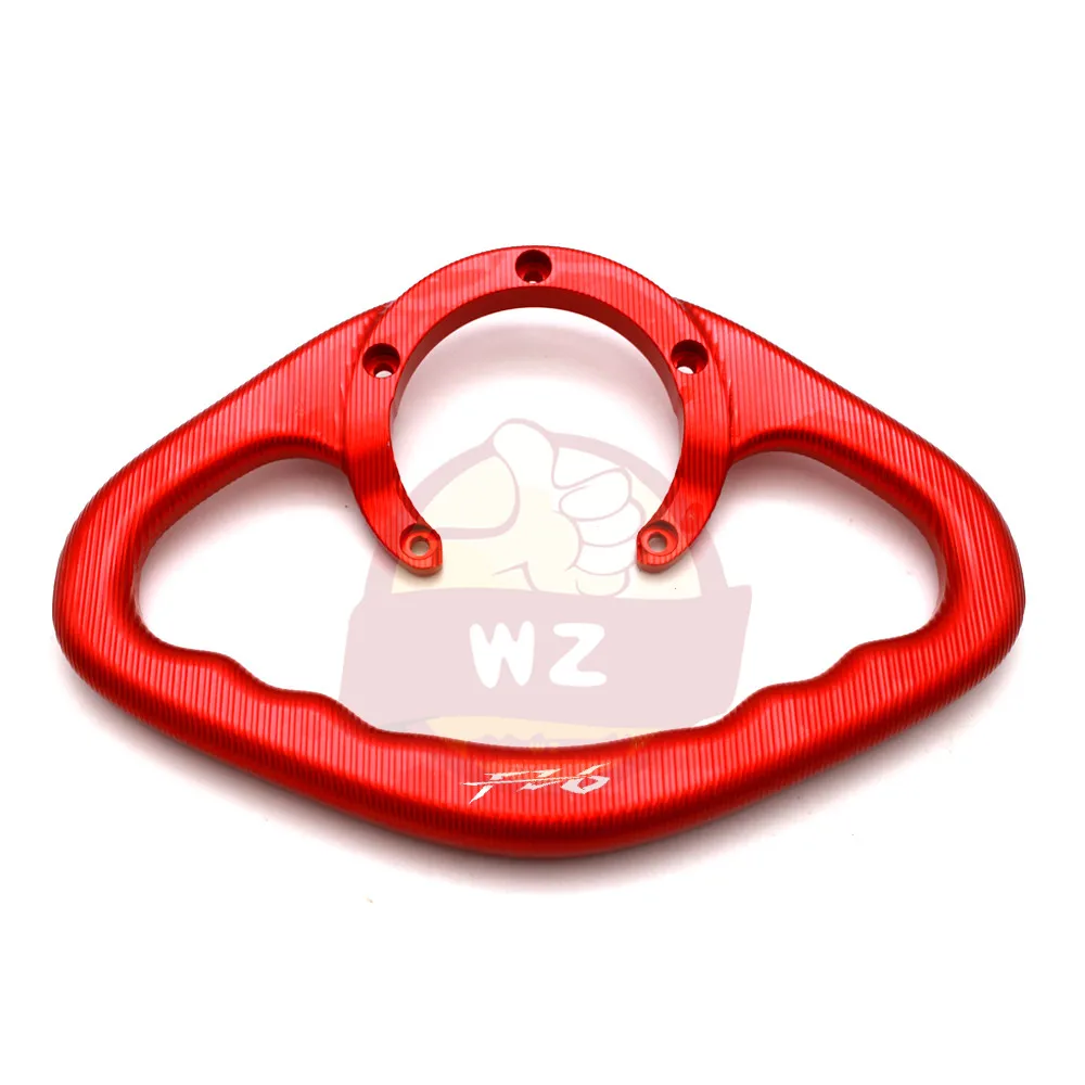 Красный Применимо к YAMAHA FZ6 2004-2010 fz6 2005 2006 2007 2008 2009 FZ6 фазер пассажирских Ручка Рукоятка рычага подлокотник - Цвет: Красный