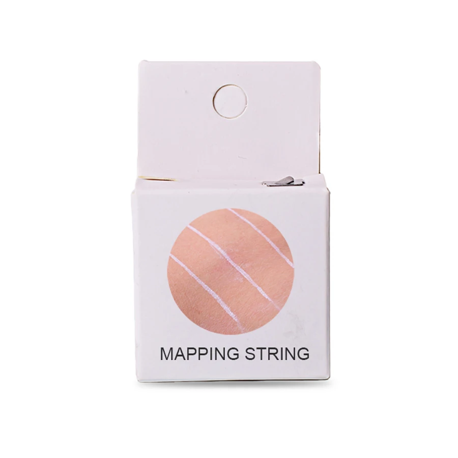 

New white Microblading MAPPING STRING Pre-Inked Eyebrow Marker for Semi Permanent Positioning Eyebrow Measuring Tool