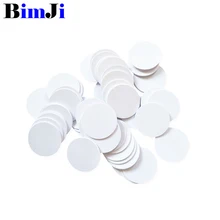 

ZUIDID 100/50pcs NFC Ntag215 Coin for Amiibo TAG Key 13.56MHz NTAG 215 Universal Label RFID Ultralight Tags Labels 25 mm