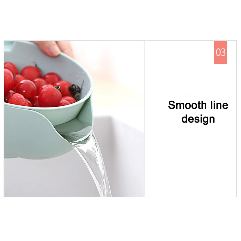Hot Double-layer Separation Design Drain Basket PP Material Mobile Phone Holder Multifunctional PLD