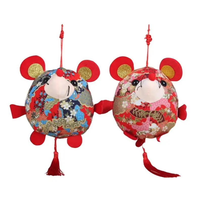 2020 Year Of The Rat Mascot Plush Toy Red Chinese Knot Mouse Pendant High Quality Hanging 1 2020 Year Of The Rat Mascot Plush Toy Red Chinese Knot Mouse Pendant High Quality Hanging 3