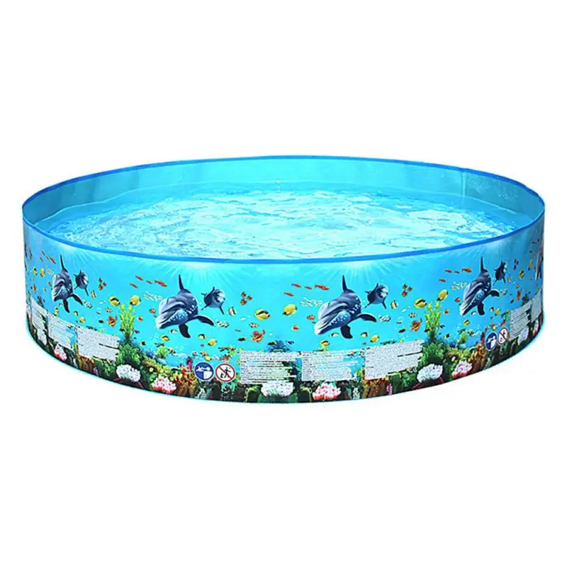 Swimming Pool Floating Lounge Inflatable Pontoon Plastic Round Summer Outdoor Water Playing Fun Toys Without Tube For Kids Adult