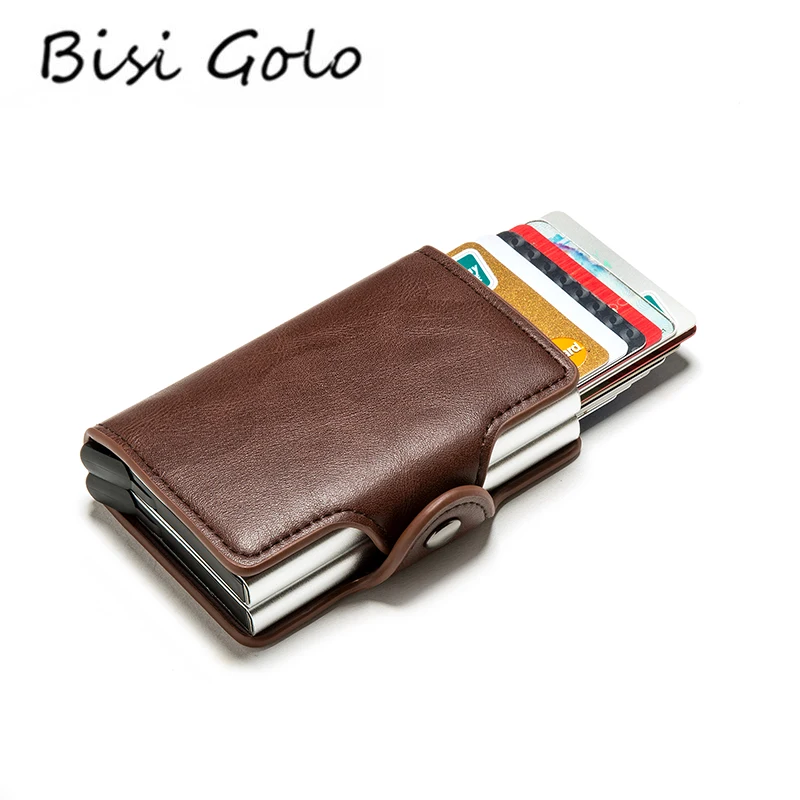 BISI GORO 2020 Умный кошелек двойные коробки держатель для карт высокое качество
