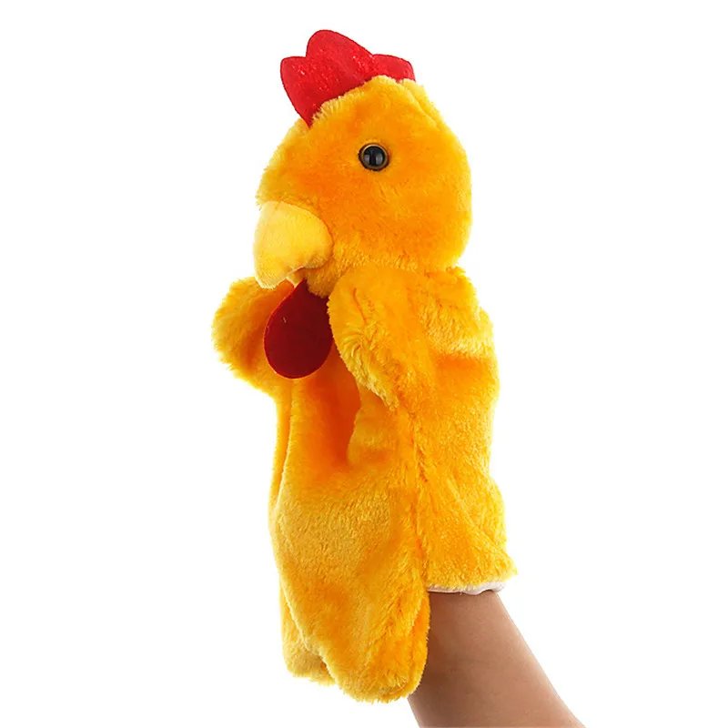 Animal Hand Puppet Cat Dolls Plush Hand Doll Early Education Learning Toys Children Marionetes Puppets for telling story