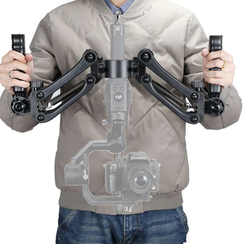 Стабилизатор с двумя ручками и пружиной для ZHIYUN Crane FeiyuTech AK2000S Moza AirCross 2 DJI Ronin RS2 3