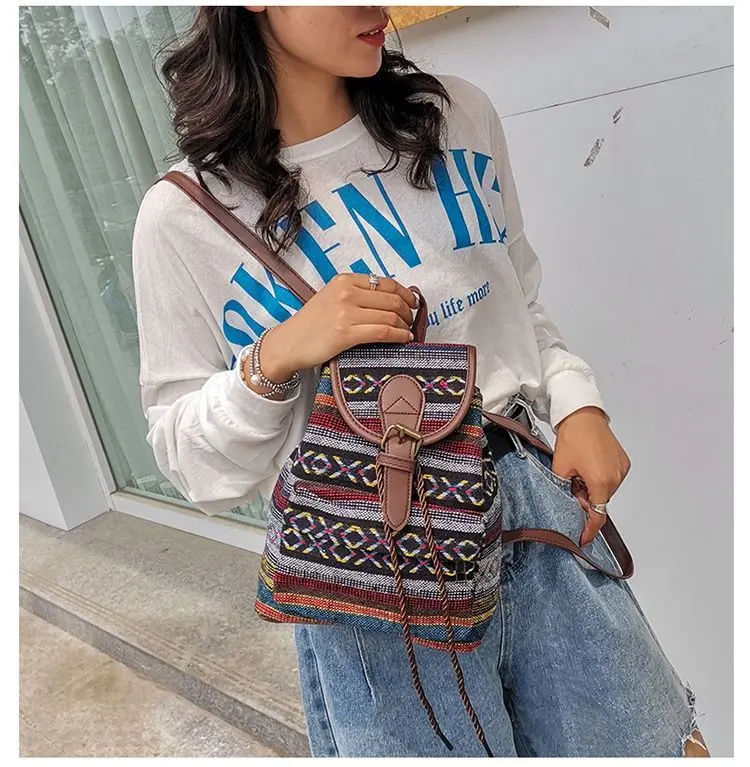 bohemian backpack bag bags women's backpacks women shoulders bag purses (25)