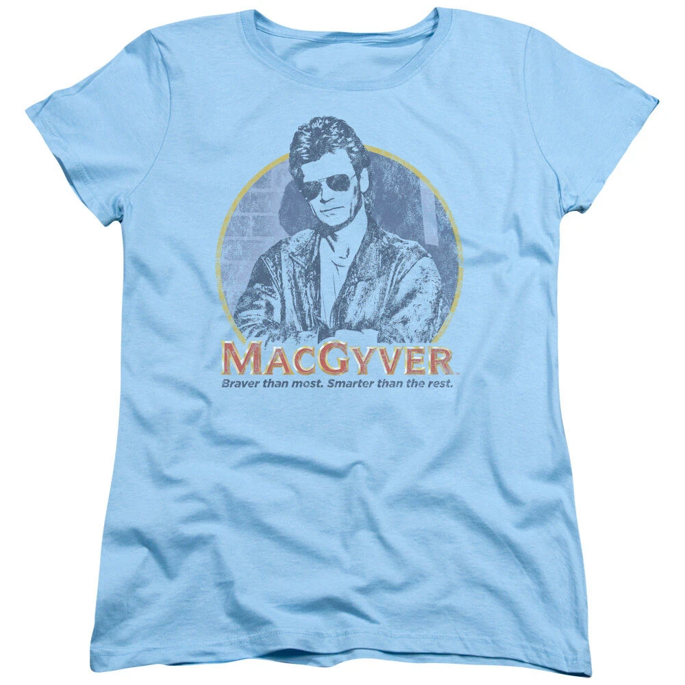 MacGyver tv Show Braver чем самый умный остальные футболки всех размеров | Мужская одежда