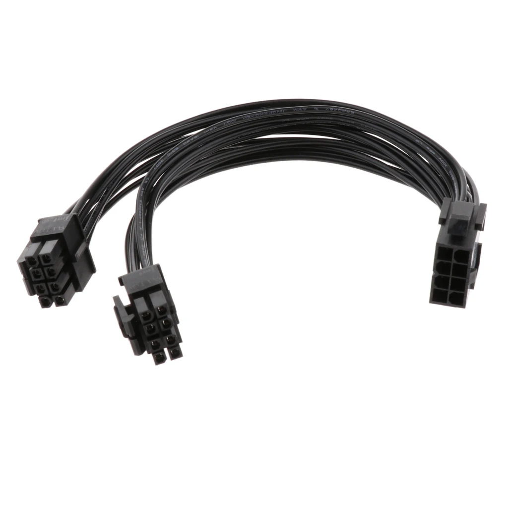 CPU Power Splitter Cable, 8Pin to Dual CPU 8 Pin(4+4) CPU to Motherboard Power Adapter Y Splitter Extension Cord (20cm)