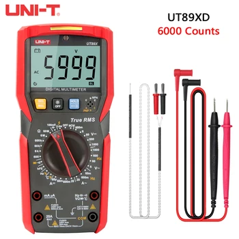 

UNI-T UT89X UT89XD digital multimeter true effective value tester NVC voltage tester current probe with temperature test