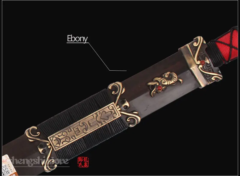 Chinese Famous Swords antique Zhou Yu's sword folded steel sharp edge for home decoration handmade
