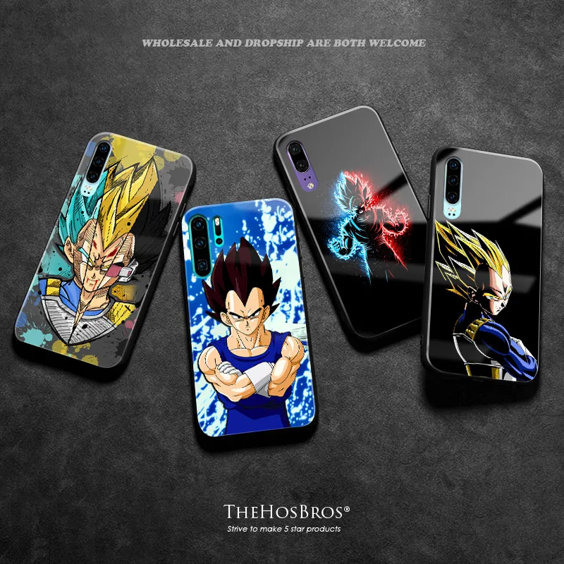 

Vegeta ssj Dragon Ball for Huawei honor 8 mate P 9 10 20 30 lite pro plus nova 3 4 5 phone case cover soft silicone glass shell