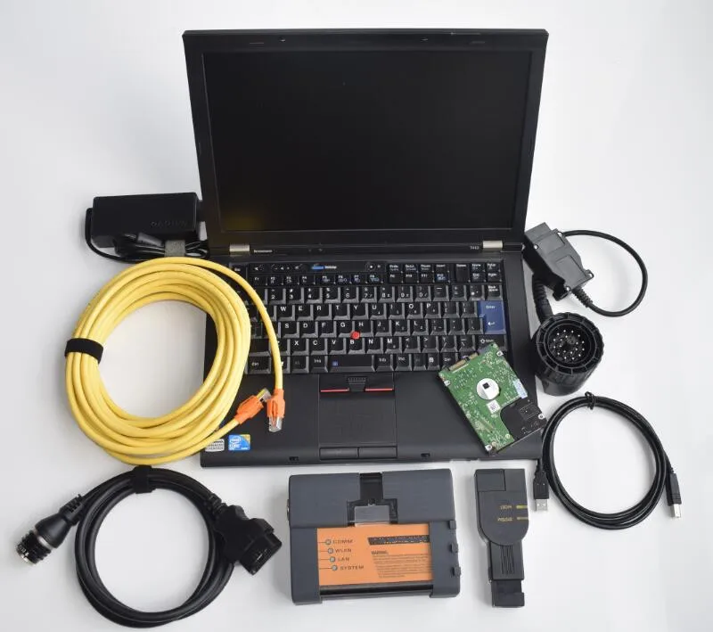 Диагностический инструмент ista для bmw icom a2 ноутбук 3 в 1 thinkpad t410 i5 4g с программным