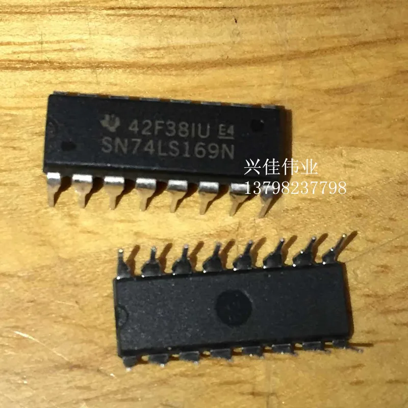 10 шт. линия 74LS169 HD74LS169P SN74LS169 DIP16 четыре двоичных двусторонних счетчика |