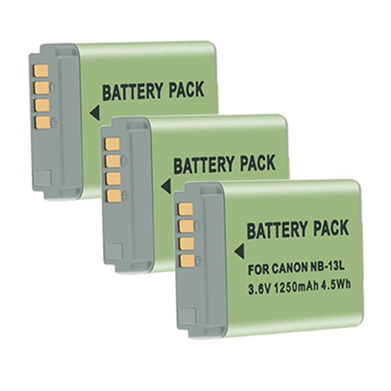 lithium ion battery pack NB 13L NB13L NB-13L 1250mah Battery Charger for Canon PowerShot G5X G7X G9X G7 X Mark II G9 X,SX620 SX720 SX730 HS  Batteries rechargeable battery pack Batteries