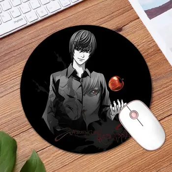 

Patterned Round Mouse Pad Death Note Computer Game Pad Non-slip Mause Mice Mat