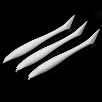 

100pcs Private Label Best Disposable Microblading Pen for Microblading Eyebrows and Training Tools With cleaner sterilised Brush