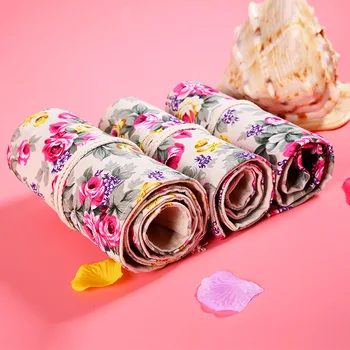 

Canvas Roller Pen Curtain 36 / 48 / 72 Hole Pen Bag Chinese Style Sketch Color Pencil Shade Printing Stationery Pencil Box