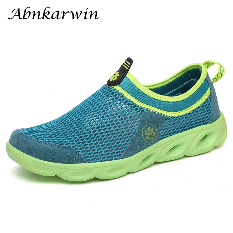 

Summer Men Aqua Shoes Wading Water Sneakers Outdoor Breathable Slip On Aquashoes Fishing Beach Watershoes Reef Wet