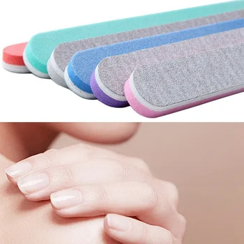 

15pcs Nail File 100/180 Nail Buffer Professional Sandpaper Nail Gel Polish Files Strong Thick Sanding Manicure Nail Art Tools