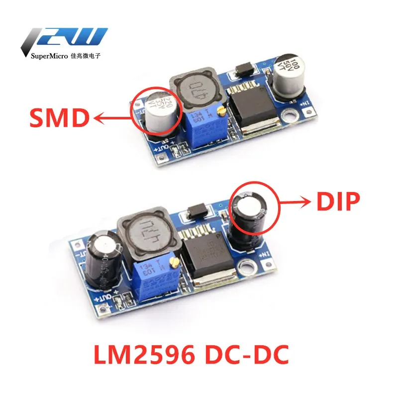 1 шт. DC понижающий преобразователь LM2596 сокращения модуль Питание Выход 25 V 30V