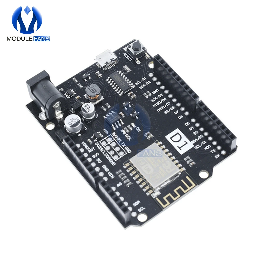 Для WeMos D1 MINI R2 WiFi UNO R3 на основе ESP8266 модуль для Arduino для IDE Nodemcu совместимый модуль Micro USB