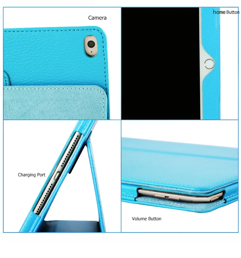 For IPad Air 2 Air 1 Case IPad Case Funda Ultra Thin PU Leather Soft Cover for IPad 9.7 6th Generation Case Pro 9.7